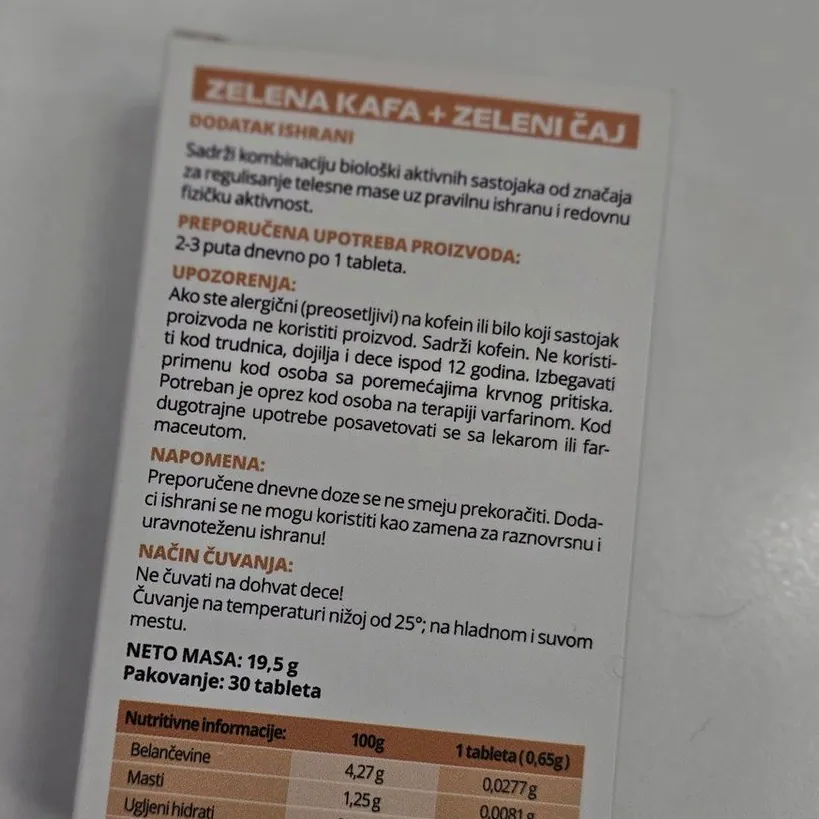 Zelena kafa + Zeleni čaj — Slika 5